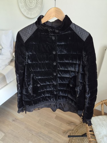Piumino nero moncler - piumino,